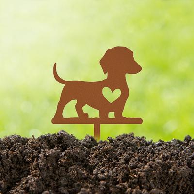 Smart Dog Garden Stake - Transform Your Courtyard with This Cute Stake. Ideal for Pet Commemoration and Garden Art