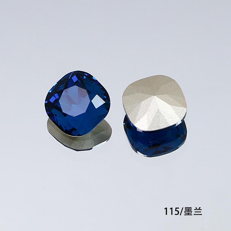 10Pcs Crystal K9 Glass Drill Tip Bottom Drill Fat Square Special-Shaped Nail Drill Clothing Accessories