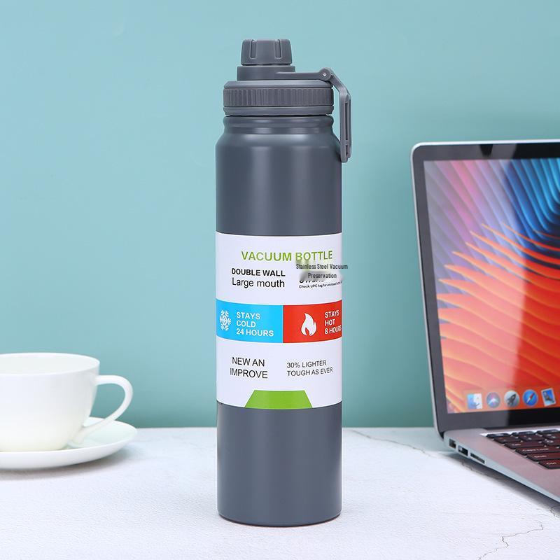 Large Capacity 304 Stainless Steel Sports Thermos Mug with Gift Box