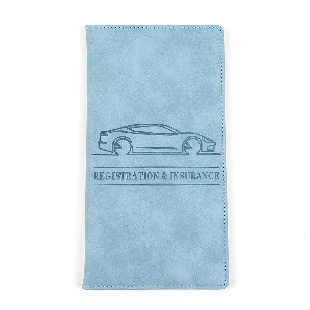

Multiple pockets Car Organizer 9 Color Well-Orgainzed Zoning & Easy to take Storage Bag Card Receipt Certificate Storage Case небесно-голубой