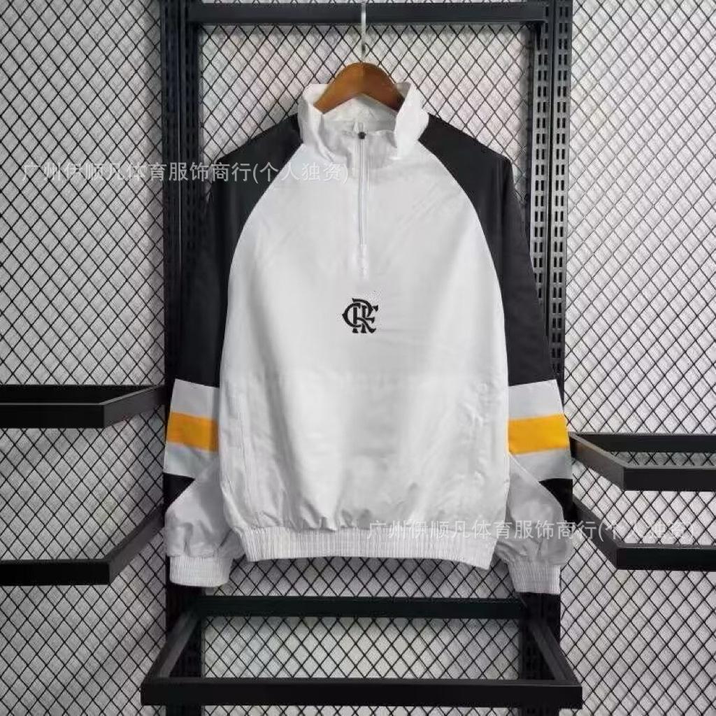 Popular Semi-pull Single-sided Trench Coat Brazilian League Argentina, Juventus Embroidered Jacket Appearance Uniform