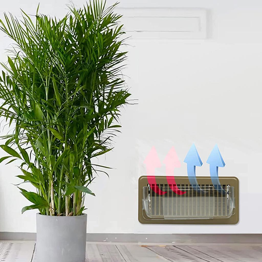 Odolný vzduchový deflektor pro domácí podlahové mřížky Magnetické deflektory vzduchových mřížek 2 kusy Přesměrovávají proudění vzduchu pro větší pohodlí