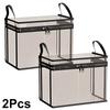 1/2pcs Storage Bag Dust-Proof Toy&Book Large Capacity PVC Multifunctional Storage Box Portable with Handle Foldable