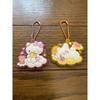 Sanrio Kitty Hanamaru Ghost Keychain Set 2