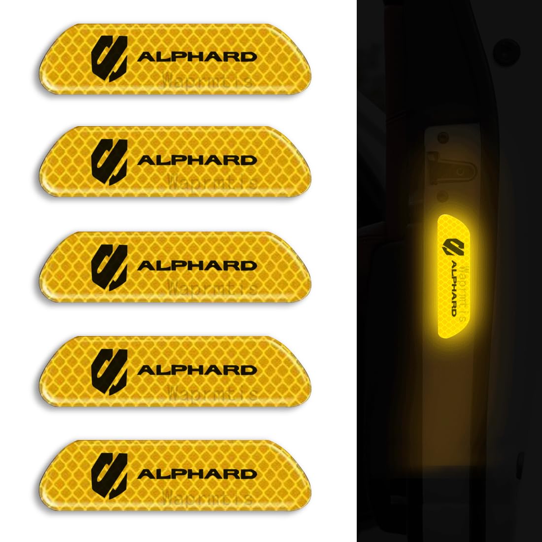 

Alphard Car Decal, Anti-collision Warning Sticker, High Intensity Reflective Sticker for Car, Alphard 20 Alphard