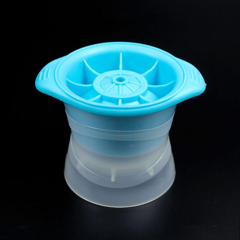 Silicone World Ice Hockey Mold DIY Round Ice Grid Silicone Ice Cube Molds Frozen Ice Box Cocktail Whiskey Drink Making Mould