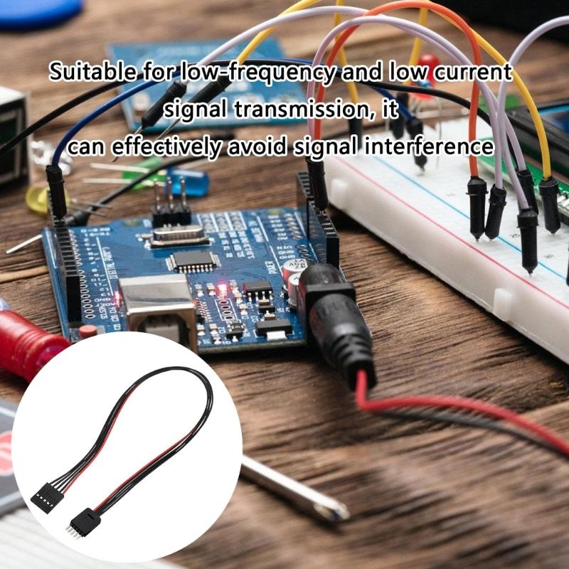 4-Pin-Adapterkabel 2,54 mm Buchse auf 2,0 mm Stecker Draht Breadboard Jumper-Kabel für Elektronik-Prototyping & -Tests