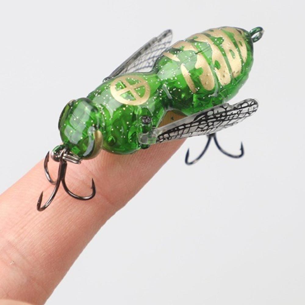 2025 5g Weight Fishing Lures 48mm Size Insect Shape Bionic Swimbaits Floating Design Wobblers Bass Fishing