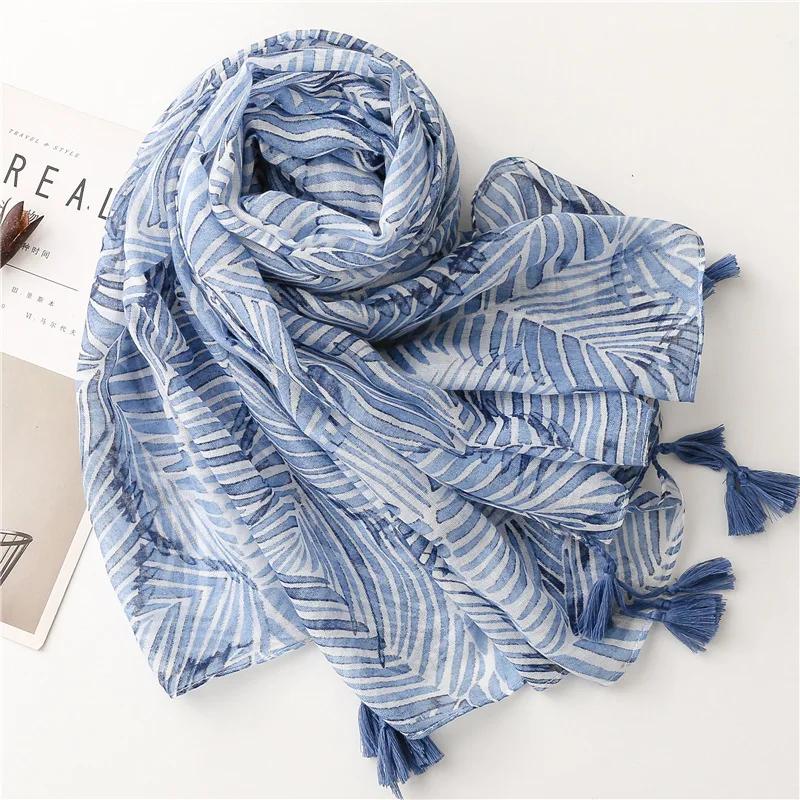 2025 Luxury Autumn Winter Women Viscose Scarf Shawl Cotton Lady Fashion Flower Scarves Bandana Pashmina Wrap Hijab Muffler