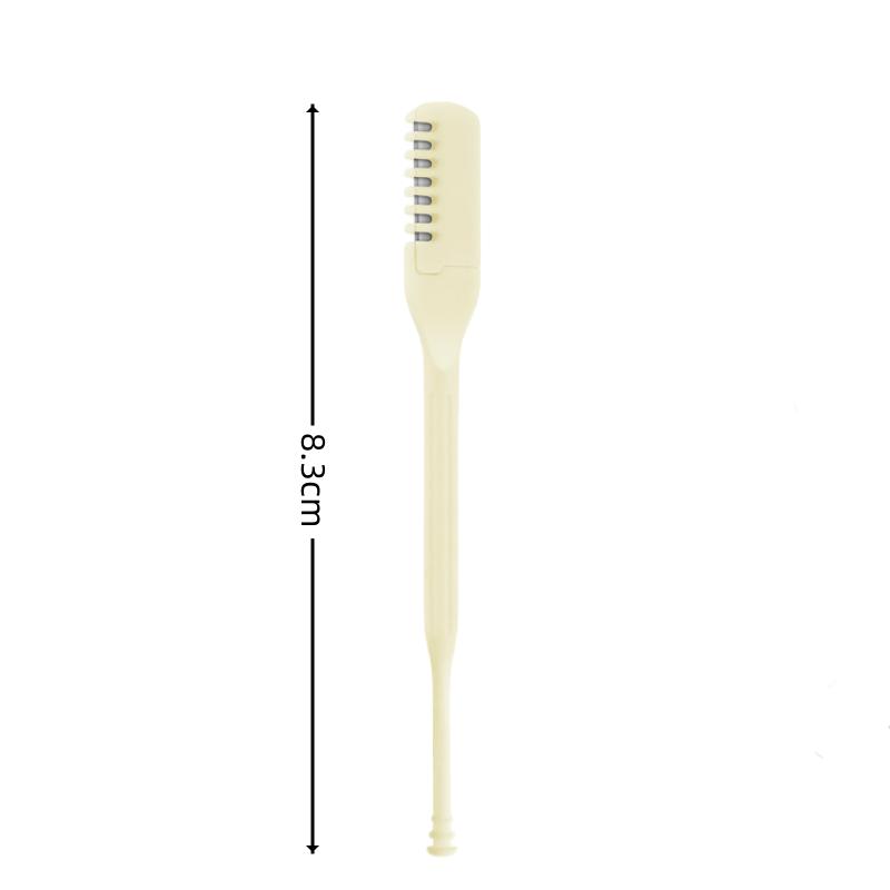 Double-ended Nose Hair Trimmer Manual Spiral Ear Pick Cleaning Nose Hair Scissors Razor Nose Hair Trimmer