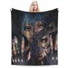 Anime Jinx Arcane Super Soft Blanket 3D Print Picnic Plush Throw Blanket Fashion Bedroom Flannel Bedspread Sofa Bed Cover