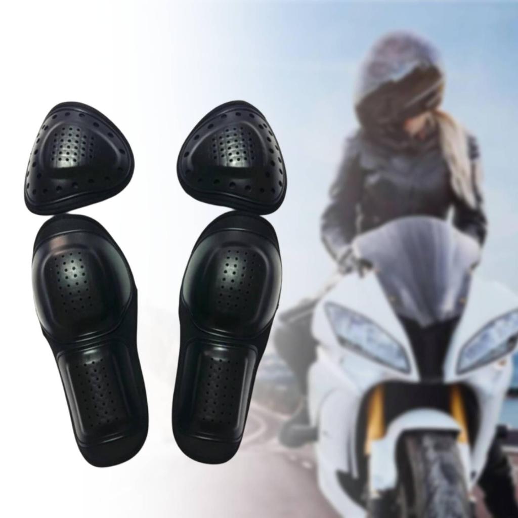 4 Pieces Elbow And Shoulder Pads Riding Gear Outdoor Motorcycle Protectors