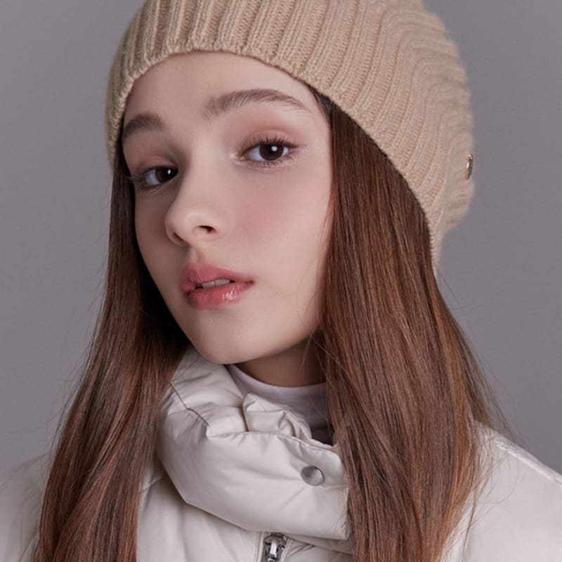 WHITE SANDS Hooded Knit Earmuff Beanie Alberta (6 Colors)