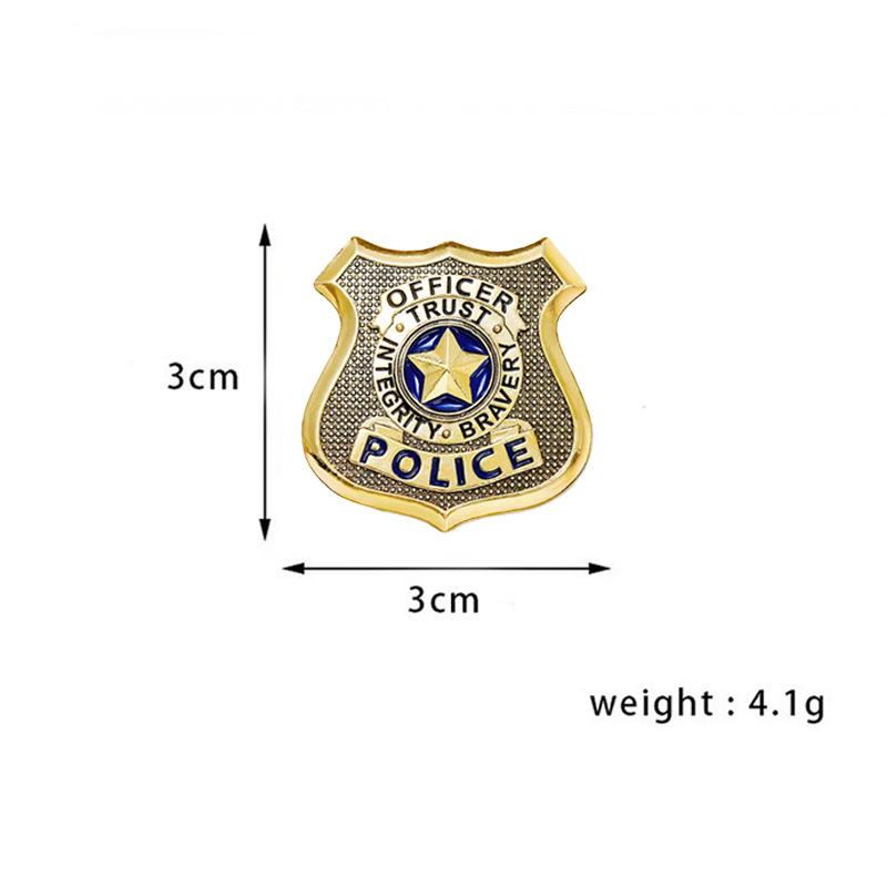 Zootopia Police Badge Judy Hopps Cosplay Brooch