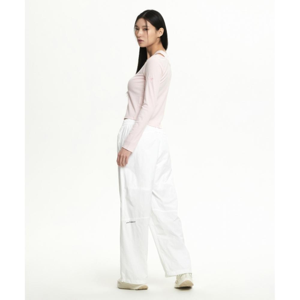 New Balance Nbntf2w312 Women Woven Wide Pants  White 