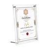 Acrylic Photo A4 Photo Photo Certificate of Award Display Stand Comes with Bag Containing Yellow Metal Fittings Frame, Size, Stand, Acrylic, Frame,