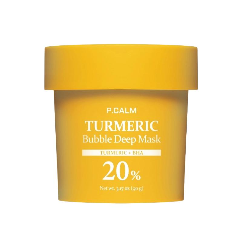 P.CALM Куркума Пузырьковая Глубокая Маска 90г