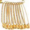 Safety Pins Pants Waist Pins Shiny Shawl Brooches Clothes Fixing