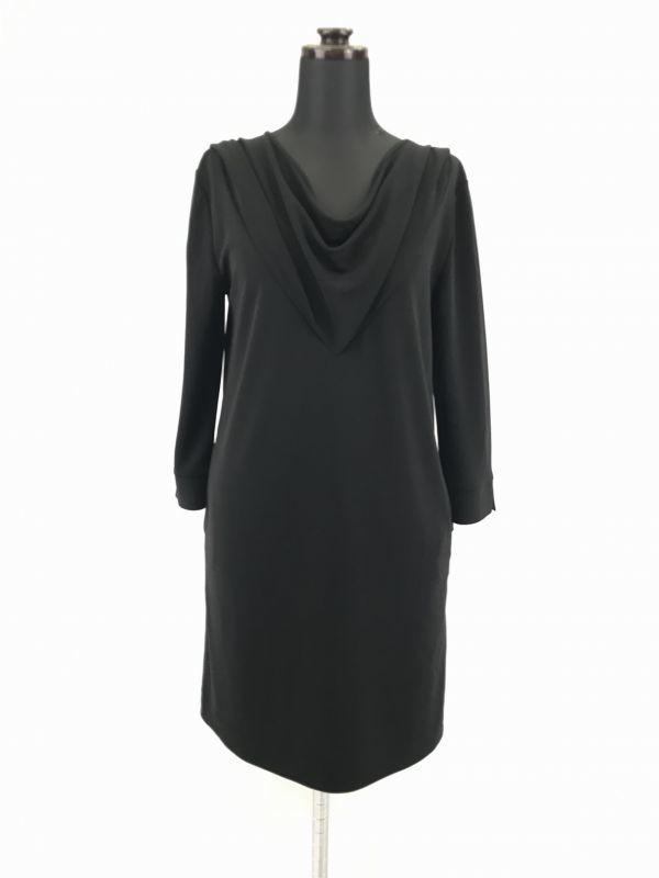 

Б/У/Сделано в Японии Foxey NY Платье-худи выше колена, черное, женское M