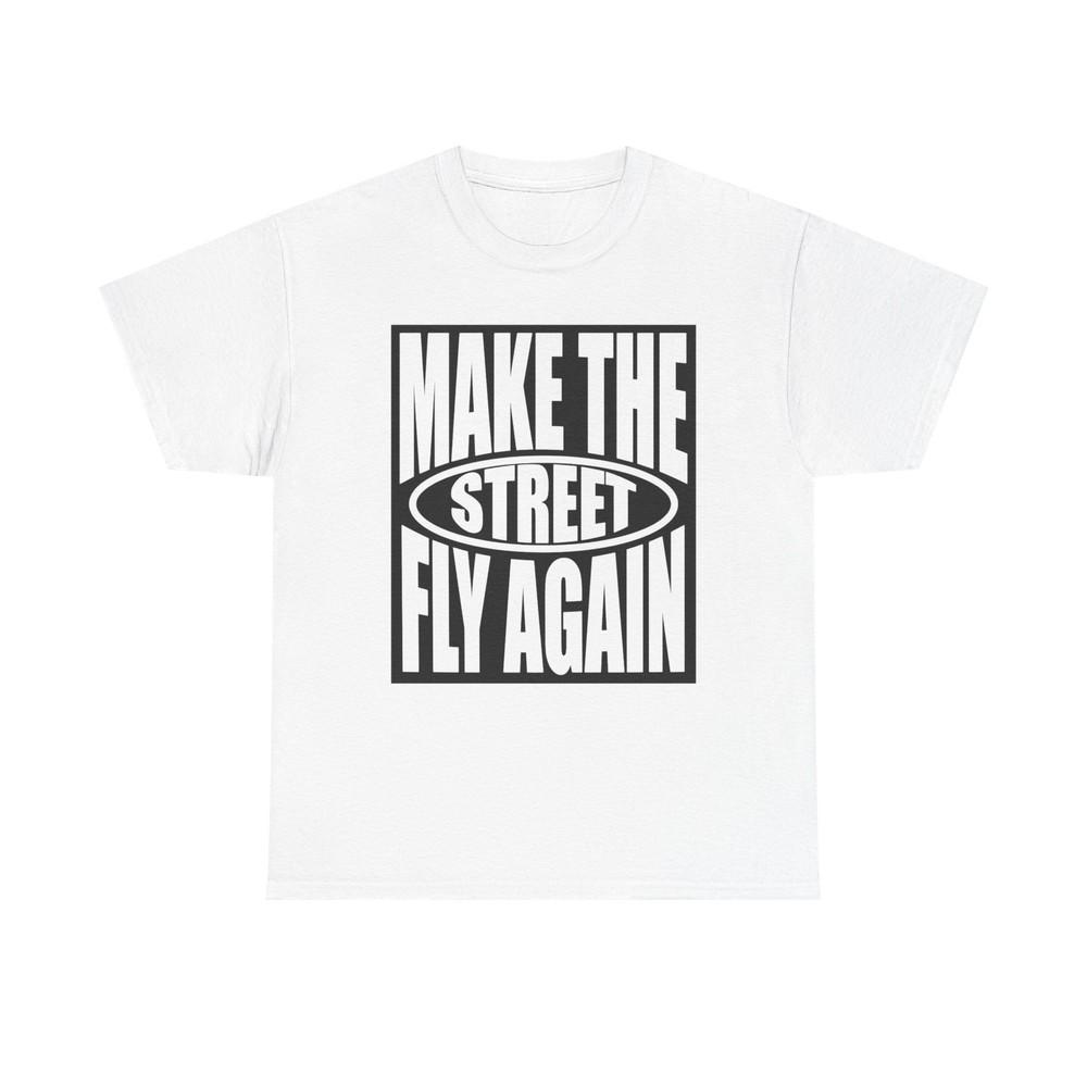 

Графическая футболка Make The Streets Fly Again Мужская Женская Тяжелый хлопок НОВЫЙ ПОДАРОК M