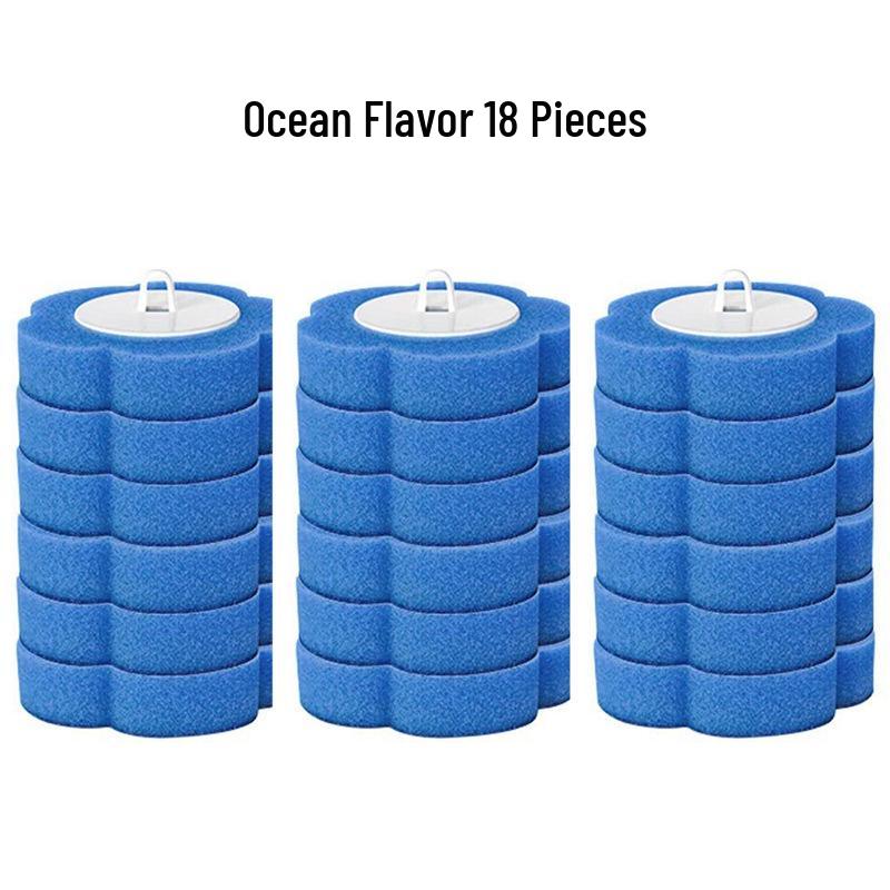 Wall-Mounted Disposable Toilet Brush & Replacement Head