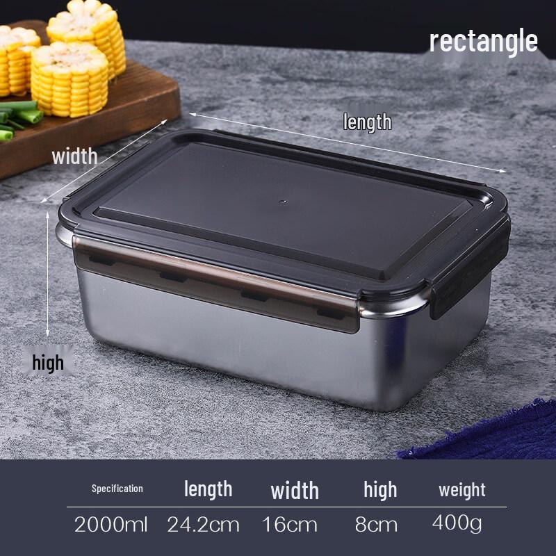 Xihe 316 Stainless Steel Sealed Food Container