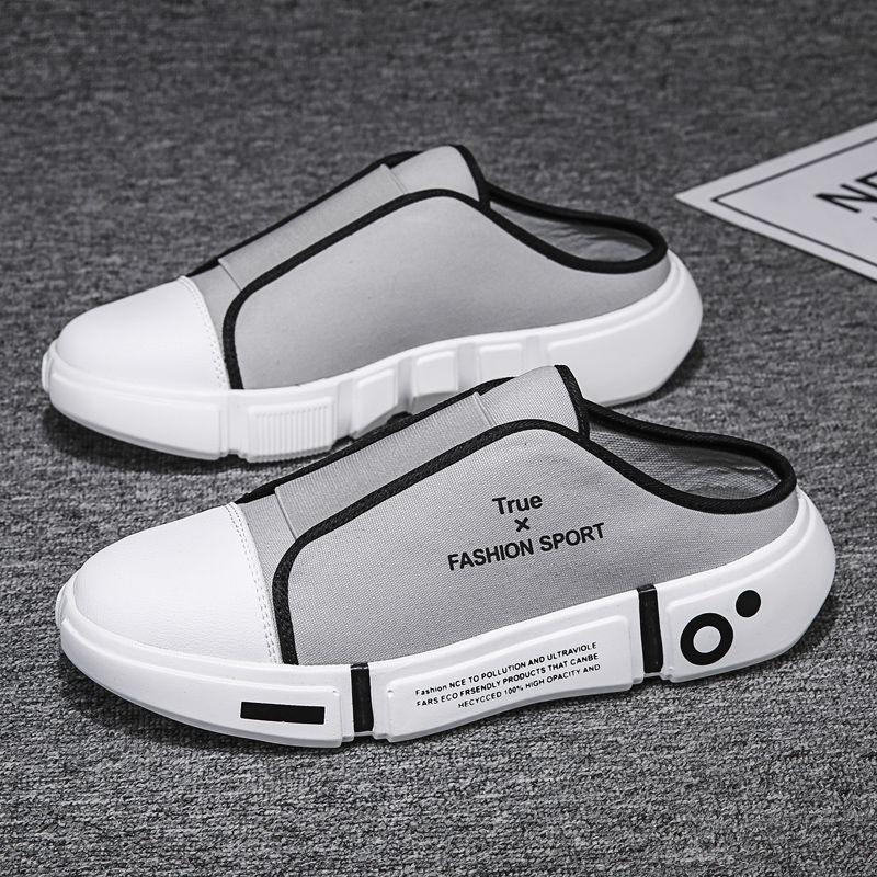 Designer Trendy Men's Casual Shoes 2024 Summer New Comfortable Breathable Sneakers Male Versatile Half Slippers Sandals Hot Sale