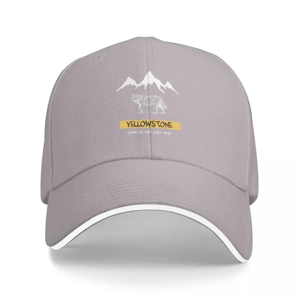 Vintage Yellowstone National Park Baseball Cap Luxury Man Hat Sunscreen Visor Men's Baseball Women's