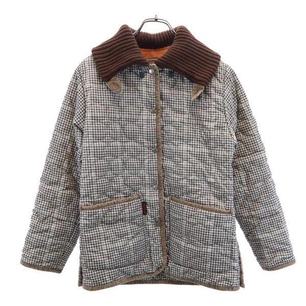 

FJALLRAVEN Staggered pattern Quilted jacket Lightly padded fleece lining Women Used