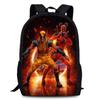 Deadpool Wolverine Backpack 15 Inch Anime Cartoon Lightweight Schoolbag