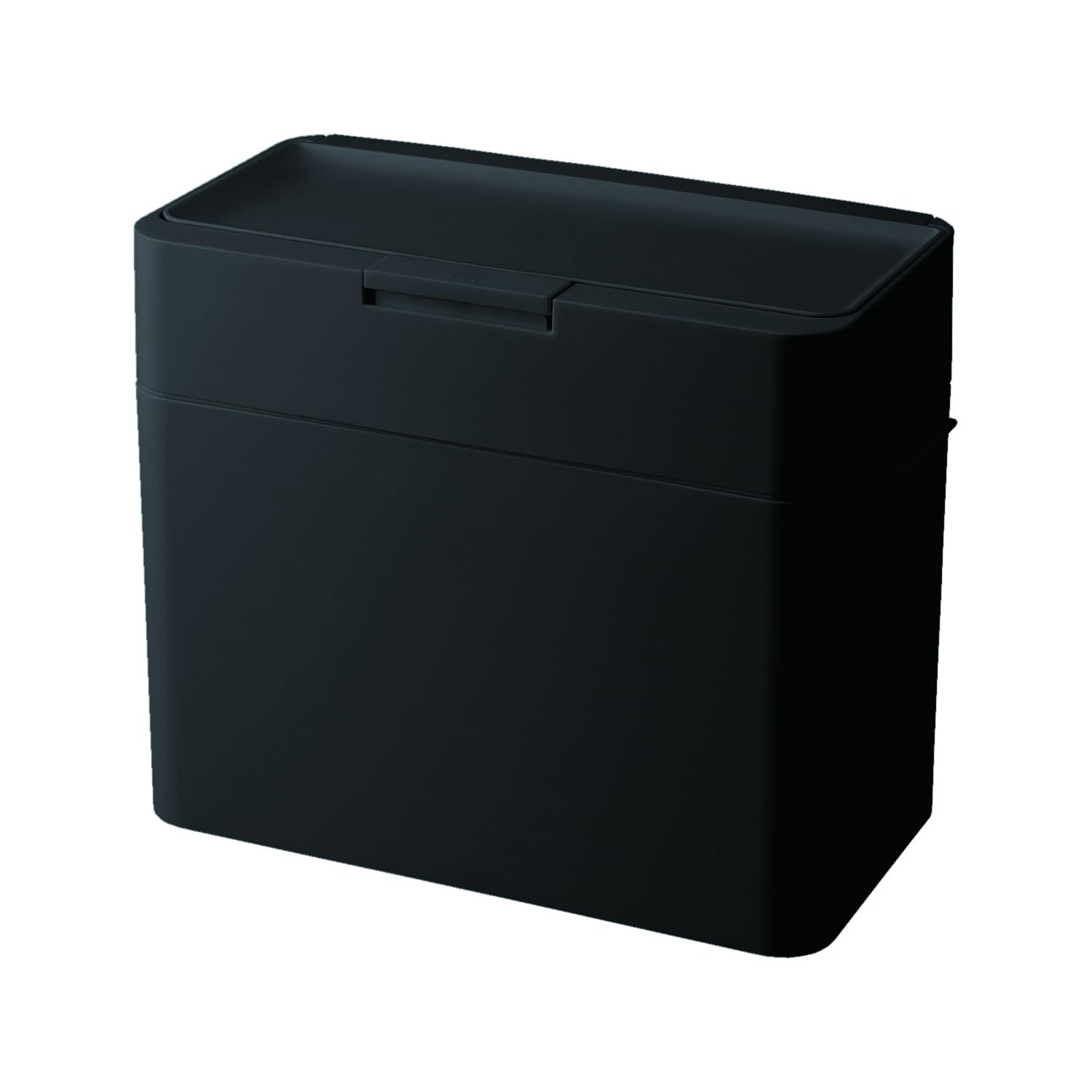 

Airtight Trash Can with Made in Seals Airtight Like-it Lid, Odor-Tight, Bag-Hidden, Small, 9.5L, Japan, Dustbin, Black, LBD-01