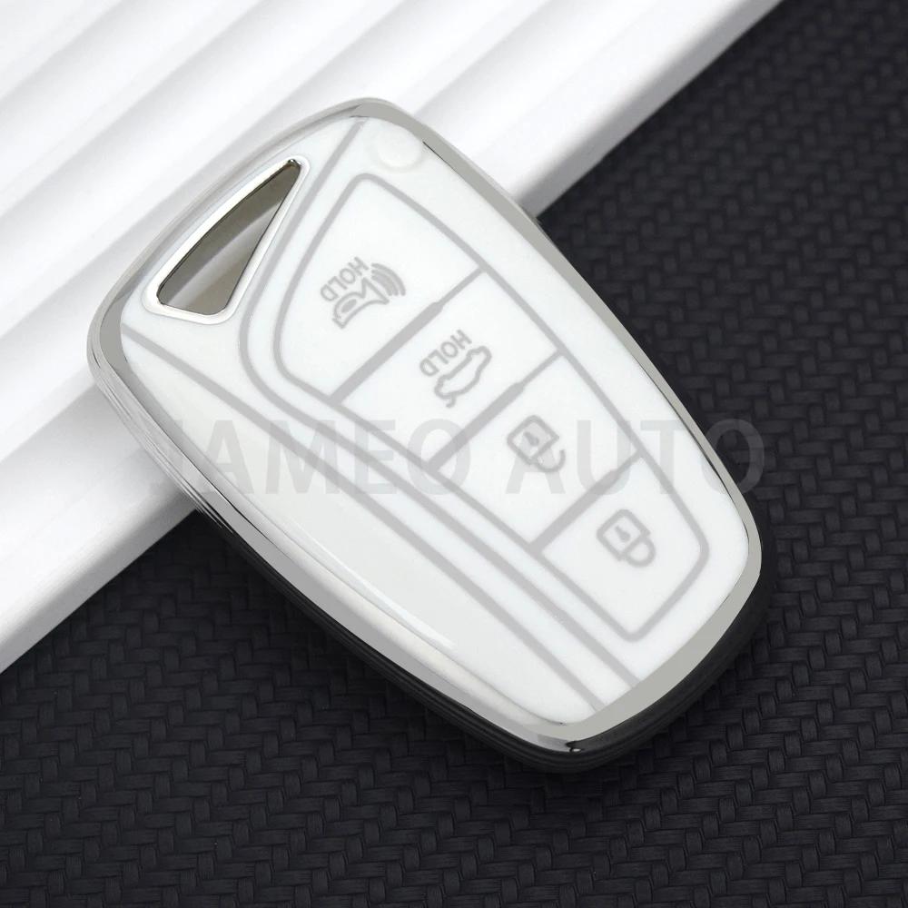 

Tpu Remote Key Case Cover Holder For Hyundai Grandeur Hg Sedan Genesis G80 Santa Fe 3Dm Grand Santafe Ix45 Equus Azera