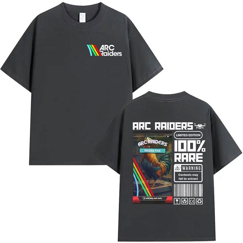 Heißes Spiel Arc Raiders Grafik T-Shirt Herren Damen Vintage Hohe Qualität Mode T-Shirts Lässig 100% Baumwolle Kurzarm T-Shirt