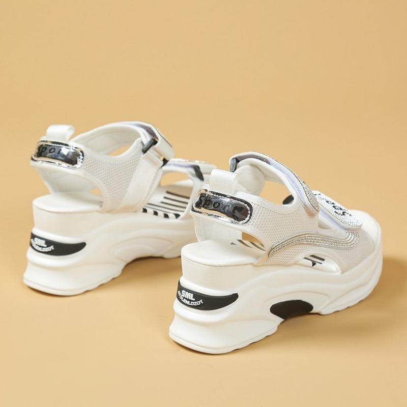 Plus Size Wedge Sports Shoes with Thick Sole - Lightweight and Comfortable Sandals for Women