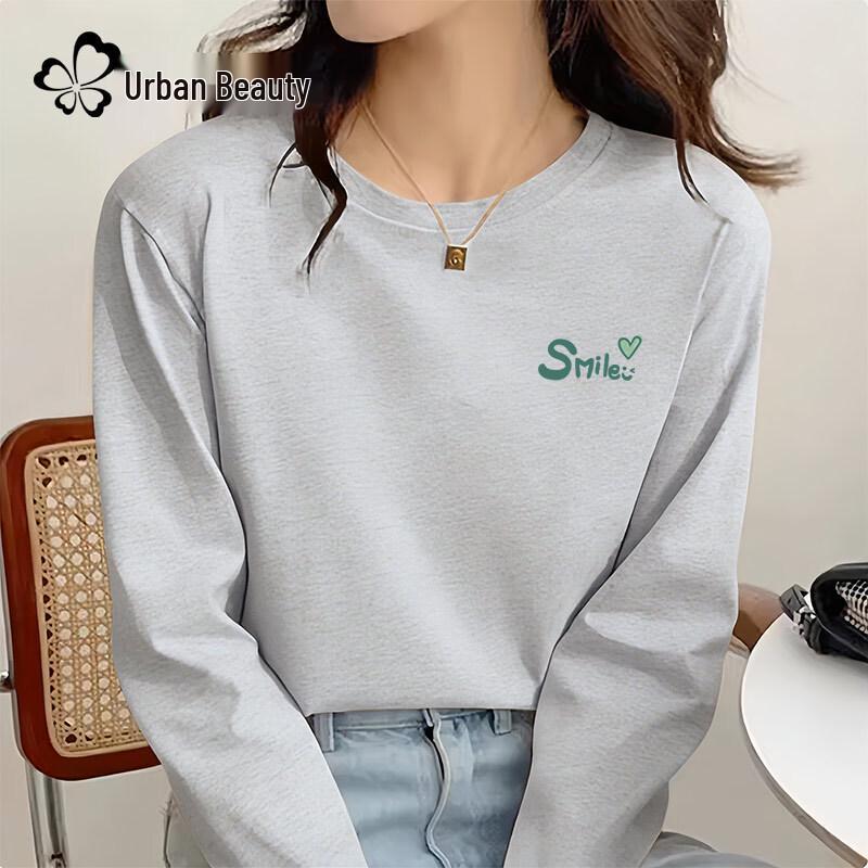 

Urban Lady Women s 2026 Spring Loose Fit Cotton Long Sleeve Graphic T-Shirt XL