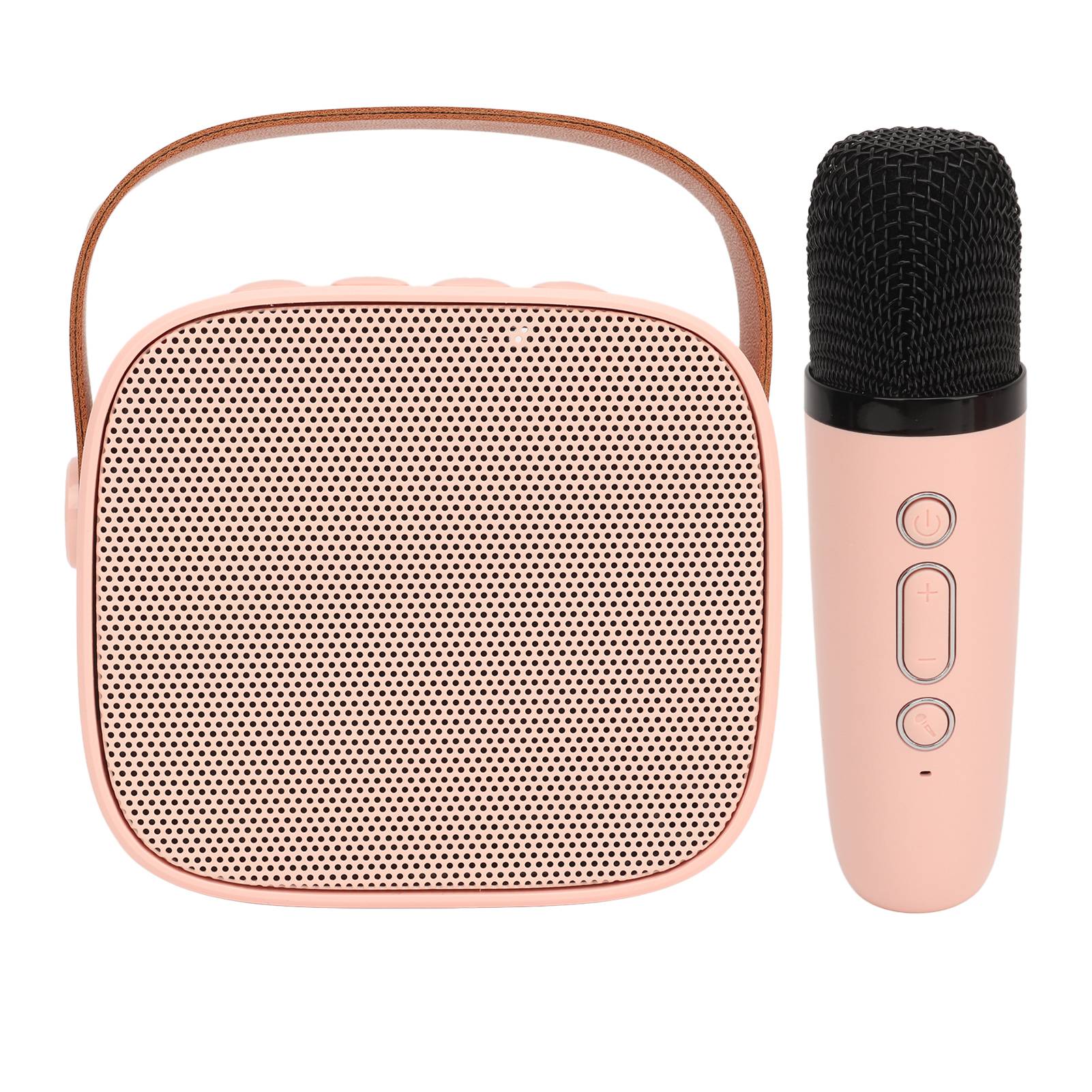 

P2 Mini Karaoke Machine Портативная Bluetooth-колонка с беспроводным микрофоном для взрослых и детей, белая