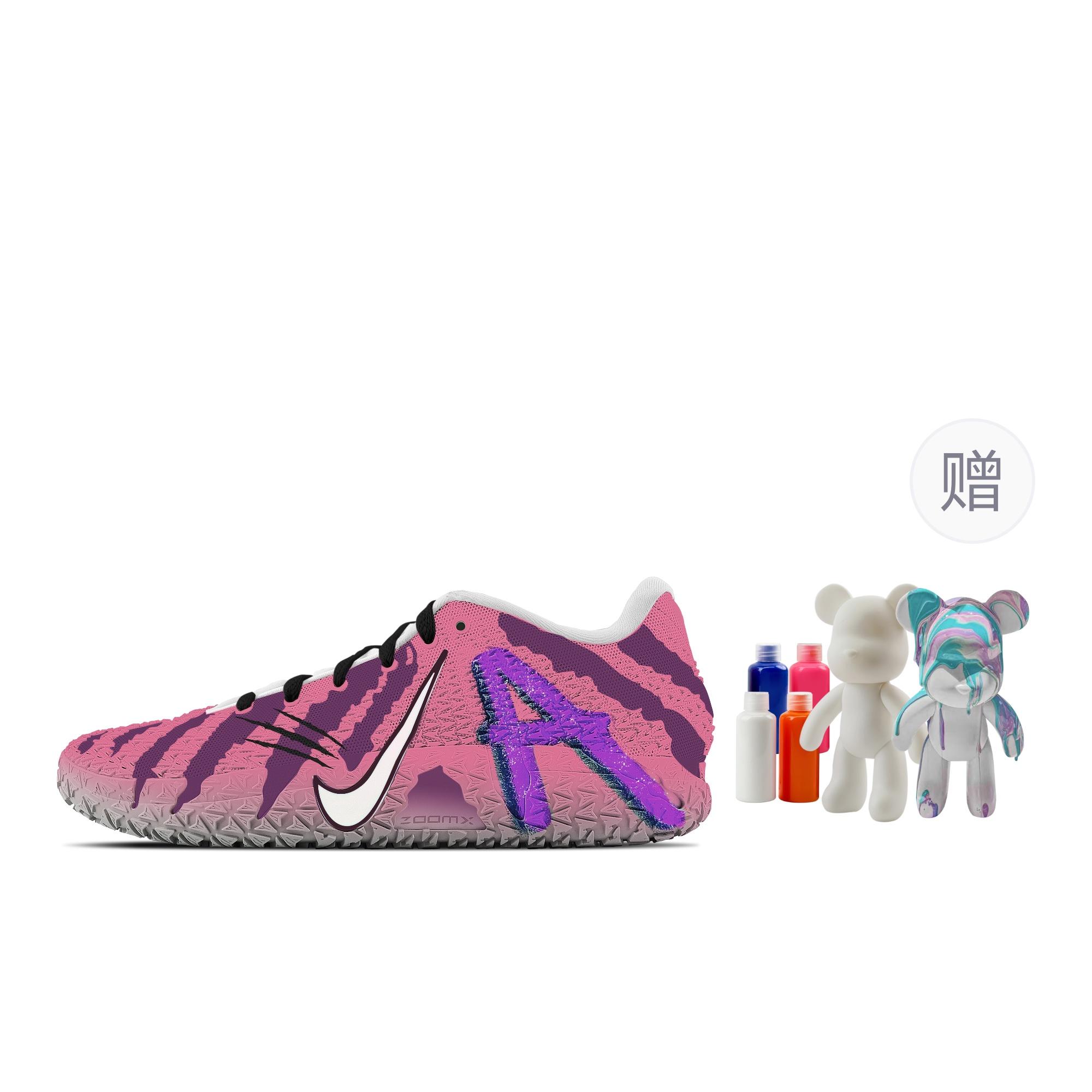 

Nike Ja Morant 3 Gengar, Fluid Bear Abrasion Resistant Low top Basketball Shoes Unisex Pink Purple HF2794-100(Team773--) 44.5