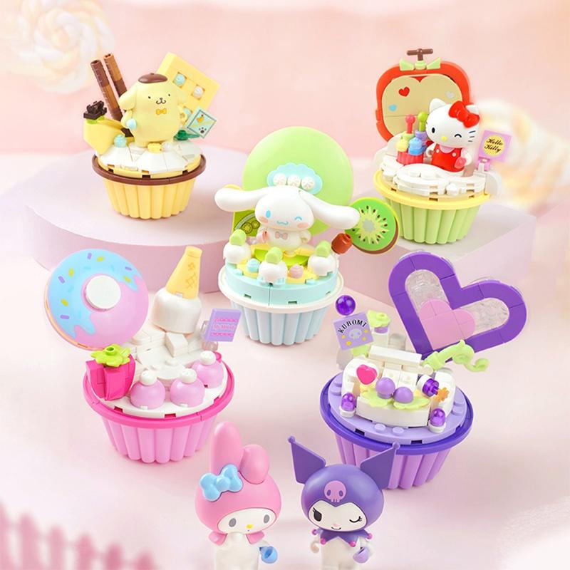 Sanrio Kirimi Cake Cup Building Blocks Toy