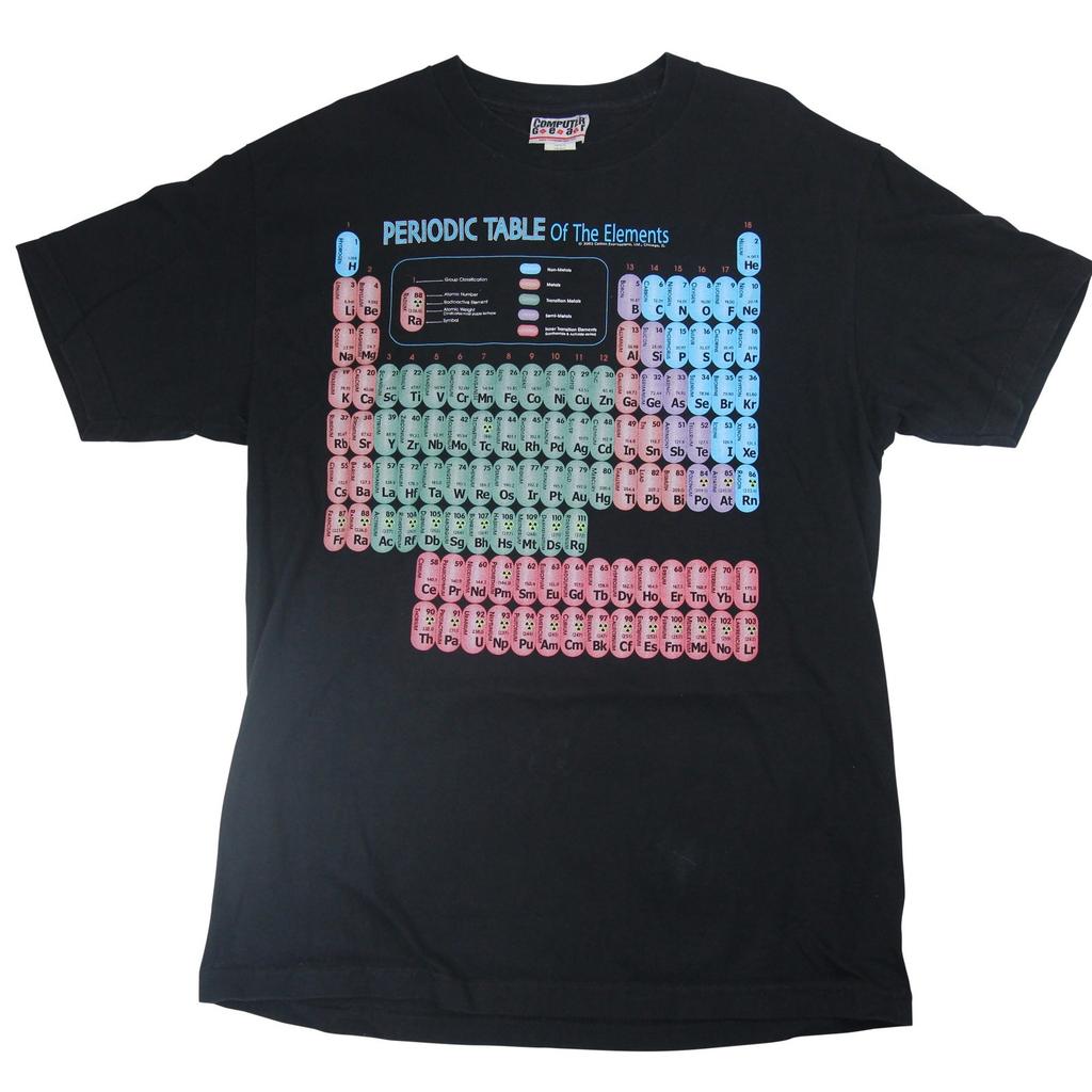 Vintage Periodic Table of Elements Graphic T Shirt