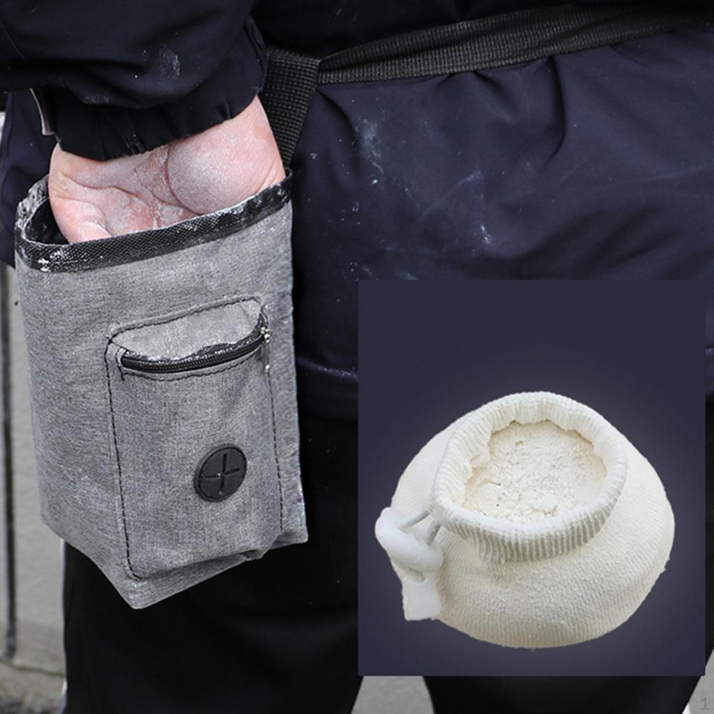 Climbing Chalk Bag Anti-slip Powder Increase Friction Waist Pocket Storage for Gymnastics