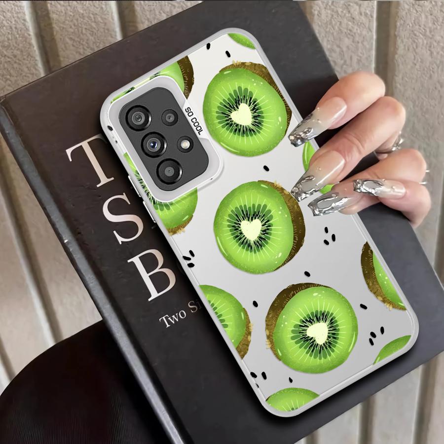 Case for Samsung Galaxy A06 A07 A03 A72 A50 A04 A05 A51 A52 A56 A54 A71 A10 A20 Back Phone Cover Fruit Flowers