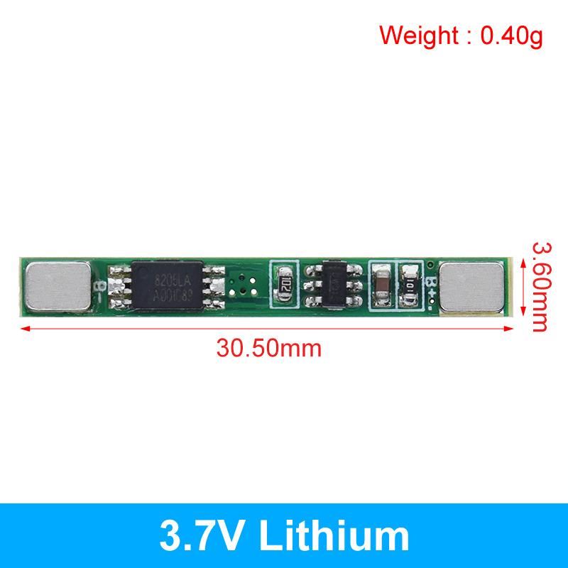 TZT 1PCS/5PCS/10PCS/LOT 1S 3.7V 3A li-ion BMS PCM battery protection board pcm for 18650 lithium ion li battery