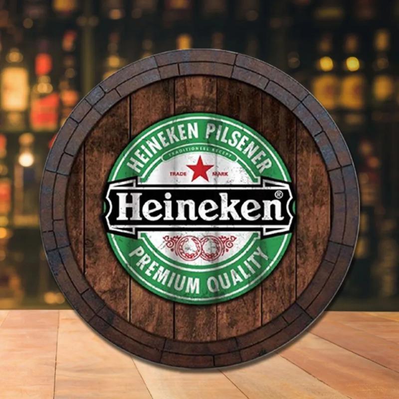 Hexenbesen Halloween Schild, Runde Aluminium Wandplakette 20x20cm