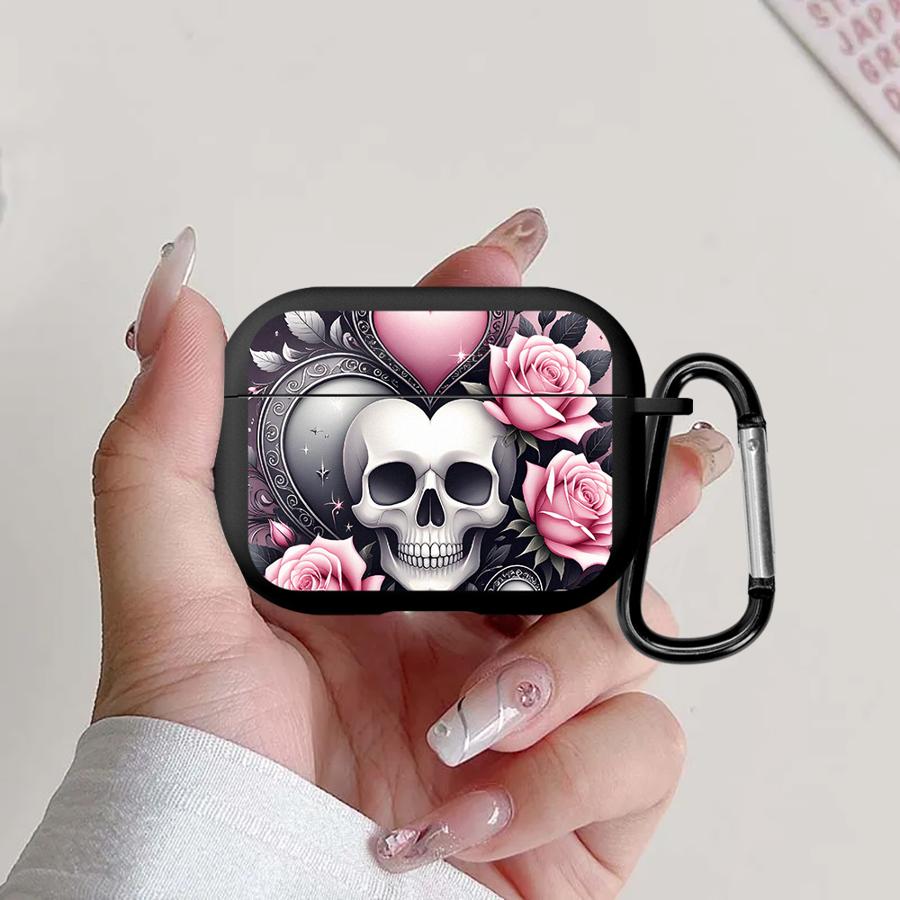 Case For Airpods Pro 2 4 Pro3 3 1 Pro2 Earphone Cases Cover Skeleton Flower Cool