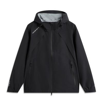 Li Ning CF Su Wan Long Jia Series Outdoor Breath Series Comfortable Casual Simple Hooded Loose Windproof Waterproof Breathable Jacket AEMV003-4