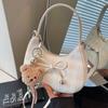 High-end Pleated Hand-held Dumpling Bag Women's 2025 Summer New Fashion Plaid Chain Versatile Shoulder Crossbody Bag