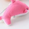 7,5cm Delfin Plüsch Anhänger 3D Augen Niedliche Tierpuppe Plüschtier Hängende Dekoration Weiches Stofftier Meeresbewohner Plüschpuppe Rucksack Anhänger Kinder Mädchen Geschenk