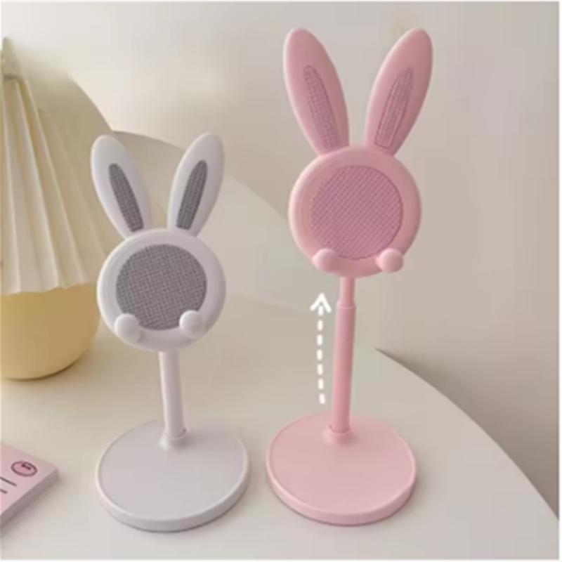 Cute Rabbit Mobile Phone Stand Desktop Can Lift and Adjust The Desktop Phone Accessories Phone Stand Phone Grip