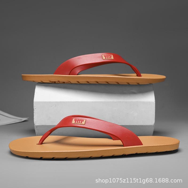 

Шлепанцы повседневные летние новые нескользящие спортивные для улицы на толстой подошве из ЭВА износостойкие пляжные крутые тапочки 44 верблюд