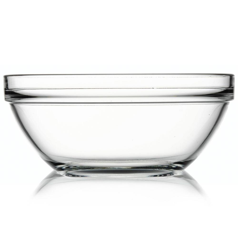 Glass salad bowl 26 cm, 3.6 l